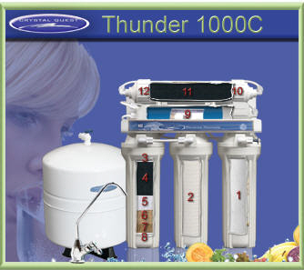 Crystal Quest RO 1000C Thunder Reverse Osmosis water filter system