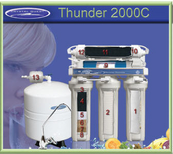 Crystal Quest RO 2000C Thunder Reverse Osmosis water filter system