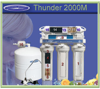 CQ Thunder 2000M Reverse Osmosis RO Water Filtering System