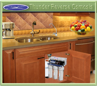 Crystal Quest under counter and above counter RO / Reverse Osmosis water filters