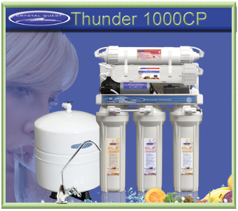 CRYSTAL QUEST Thunder 1000CP Reverse Osmosis/Ultrafiltration with Pressure pump
