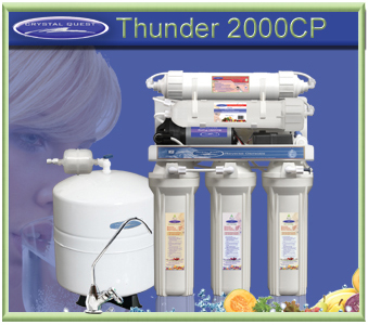 CRYSTAL QUEST Thunder 2000CP Reverse Osmosis/Ultrafiltration with Pressure pump