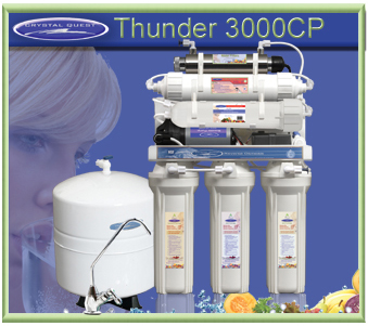 CRYSTAL QUEST Thunder 3000CP Reverse Osmosis / Ultrafiltration with Pressure pump