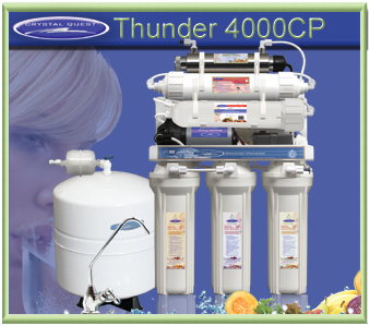 CRYSTAL QUEST Thunder 4000CP Reverse Osmosis / Ultrafiltration with Pressure pump