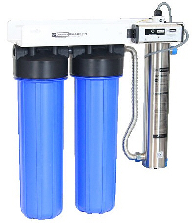 Dual Pre-Filters with UV Water Disinfection and Water Filter Combination Systems